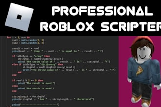 be your roblox developer, create any roblox script, vfx, UI for roblox game