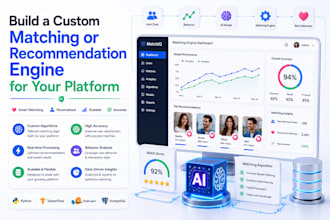 build a custom matching or recommendation engine for your platform
