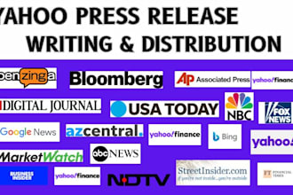 write yahoo press release press release distribution yahoo finance press release