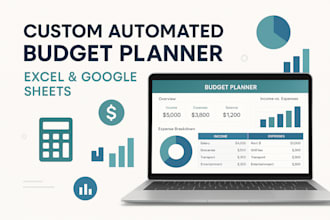 create custom automation excel spreadsheet budget planner template google sheets