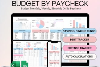 design custom google excel spreadsheet template finance budget travel planner