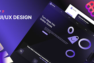 do web ui design, web ui ux, ui ux design,  figma web design