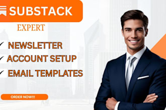 create substack account substack newsletter promotion email templates substack