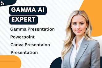 professional slide creation with gamma ai, canva  powerpoint presentations