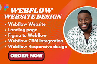 design or redesign a custom webflow website figma to webflow expert