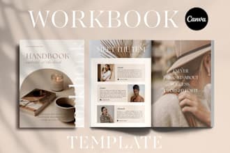 do canva ebook design, canva workbook, lead magnet, ebook layout and formatting