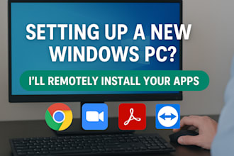 install essential apps remotely