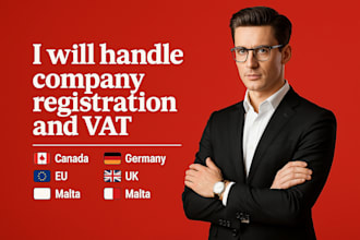 company registration, vat, and local citations in eu, canada