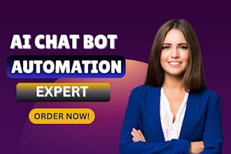 make ai chatbot or do ai automation with voiceflow, botpress, vapi ai and zapier