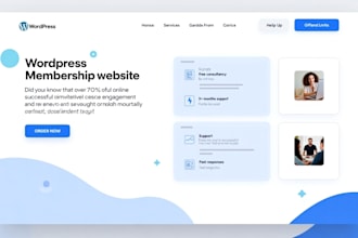 design forum website, podcast website, wordpress membership website, memberpress