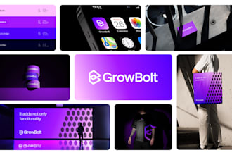 create minimalist business logo design, brand identity kit and brand style guide