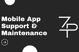 do support and maintenance for mobile apps flutter or native