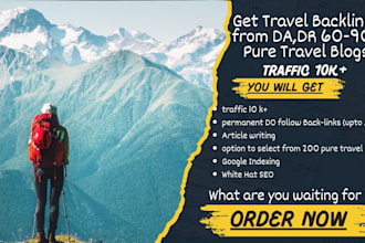 boost your travel blog with a travel guest post and quality travel backlinks