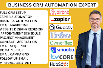 airbnb api zapier guesty lodgify vrbo hubspot smoobu kvcore ownerrez automation