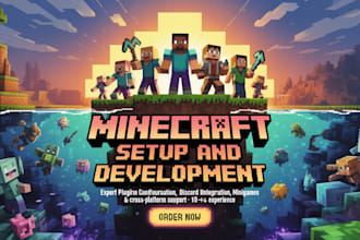 code custom minecraft plugins for your paper mc, spigot, bukkit, smp server