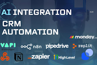ai automation notion crm monday crm make com n8n pipedrive crm relevance ai
