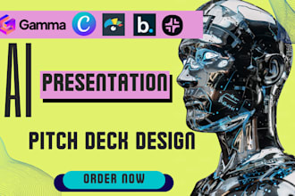 design gamma ai pitch deck redesign investor business presentation google slide