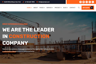 design construction website, plumbing, roofing, hvac, contractor website
