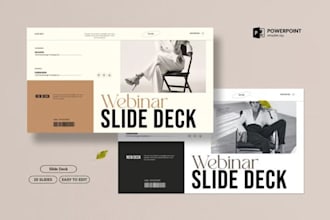 do conference keynote presentation design executive pitch deck