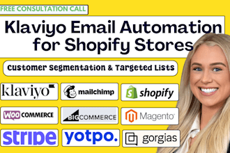 build klaviyo email marketing automation flow segmentation ab testing shopify
