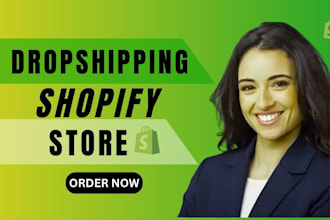 ecommerce dropshipping store shopify store design shopify dropshipping store