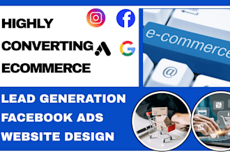 generate ecommerce leads generation via facebook ads website design