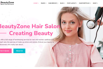 hair extension shopify store hair website beauty website