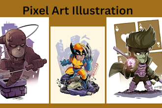 pixel art, pixel art animation pixel art illustration and background 8 bit games