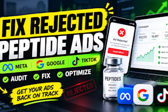 fix peptide ads meta google tiktok ads peptide marketing
