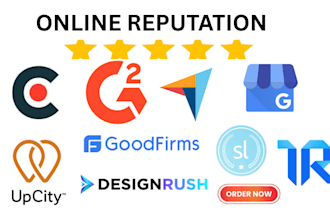 clutch sortlist management gmb trustradius upcity goodfirms g2 online reputation