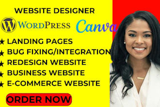 design one page dot io, canva, carrd wordpress website