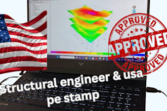 do structural engineer, texas florida pe stamp  load calculation for city permit