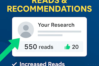 increase researchgate reads and recommendations