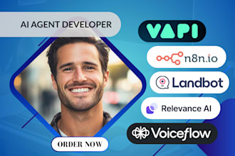build ai calling or chatbot agent on n8n expert, relevance ai expert, vapi ai