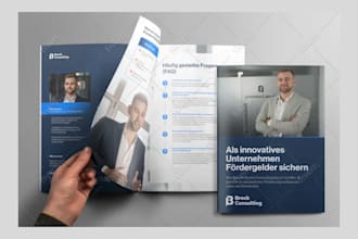 design company profile, brochure design, proposal writting and annual report