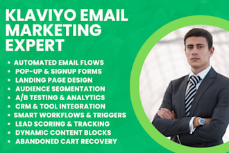 be your klaviyo expert, do campaign, flows, sign up forms email marketing