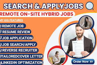 search and apply remote jobs, reverse recruit for job application on your behalf