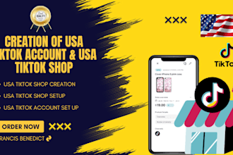 create usa tiktok account usa tiktok shop manage tiktok shop setup tiktok shop