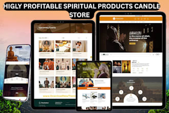 build spiritual product shopify devotional candle store psyche spiritual product