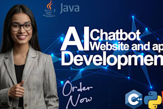 develop chatgpt ai mobile app or ai website, ai saas app ai chatbot, ai software