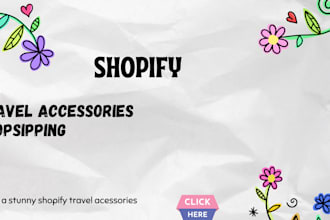 build a stunning shopify travel accessories