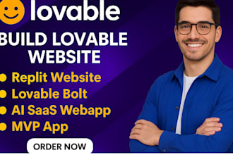 bulid lovable fast and scalable bolt new ai sass webapp mvp app superbase
