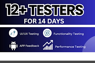 test your website or apps functionality, usability and more