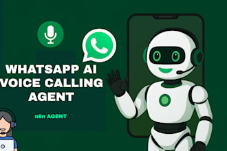 develop whatsapp ai voice, calling agent, whatsapp calling automation n8n agent