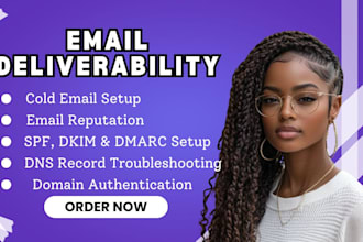 fix email deliverability dmarc spf dkim cold email g suite klaviyo spam dns