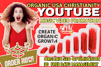 fast USA christianity youtube promotion gospel music video monetize music video