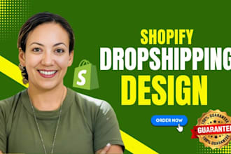build shopify store design shopify website, shopify dropshipping store redesign