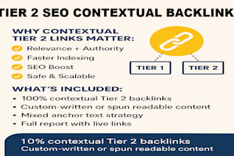 tier 2 SEO contextual backlinks