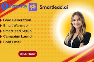 setup lead generation email warmup smartlead campaign launch cold email