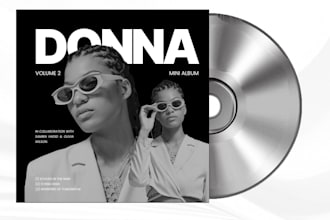 design your music album cover art, mixtape cover, single cd cover art